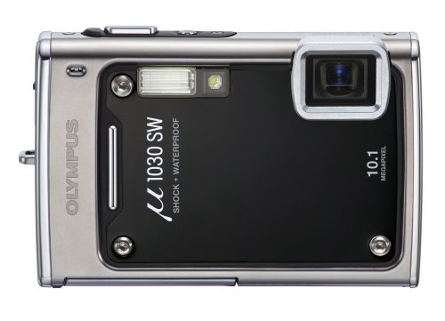 Olympus Mju 1030SW Digital Camera - Midnight Black (10.1MP, 3.6x Digital Zoom) 2.7 LCD