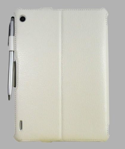 VSTN®Iconia A1-810 Multi-Angle Stand Slim-FIT Folio PU Cover Case (For Acer Iconia A1-810, White)