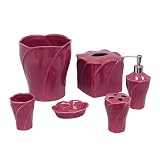 Elite Home Fashions 99019 Petal 6pc Accessory Set