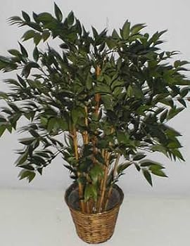 45" Real Wood Lion Bamboo Tree
