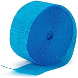 Aqua Blue (Turquoise) Streamer (1 roll)