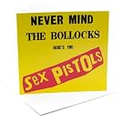Sex Pistols 'Never Mind' Single Greeting Card||RF10F
