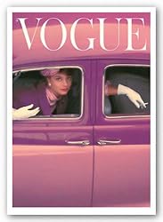Autumn Fuchsia, August 1957 by Norman Parkinson 18.25"x25.75" Art Print Poster
