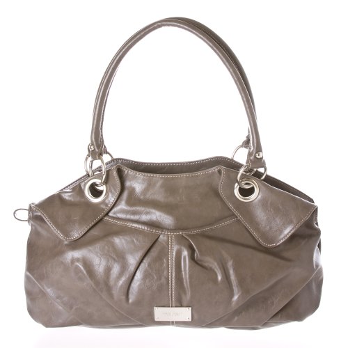 Nine West Eden Medium Greige Satchel