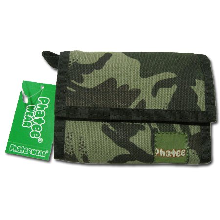 Cover image : PHATEE(ファティー) SOURCE WALLET JUNGLE ヘンプ キャンバス ウォレット / カモフラージュ