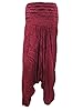 Womans Harem Pants Maroon Yoga Baggy Rayon Capri Alibaba Pant