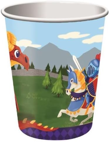 Medieval Prince Paper Party Cups x 8