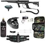 Paintball Tippmann Custom 98 Sniper PKG Gun Flatline S9 With Accessories