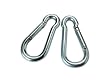 2 Karabinerhaken Karabiner Haken Schnapphaken 40x4mm V