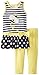 Kids Headquarters Girls' Stripes Tunic Leggings