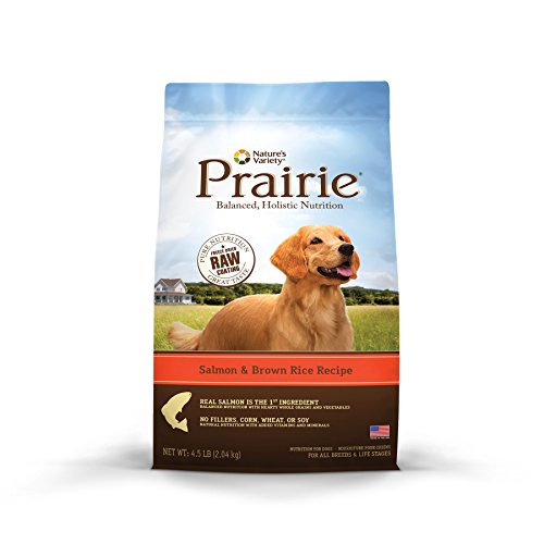 Nature's Variety Prairie Salmon & Brown Rice Recipe Dry Dog Food, 4.5 lb. Bag