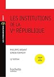 Les institutions de la Ve république