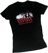Dark Mistress -- Elvira - Mistress Of The Dark Crop Sleeve Fitted Juniors T-Shirt