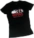 Dark Mistress -- Elvira - Mistress Of The Dark Crop Sleeve Fitted Juniors T-Shirt