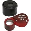10X Loupe Ruby Red Gemstone Grading Gemologist Tool