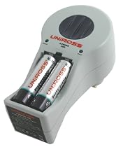 Uniross Charger Xpress 300 + 4 x 2500 AA OKhargeable Batteries Ni-Mh