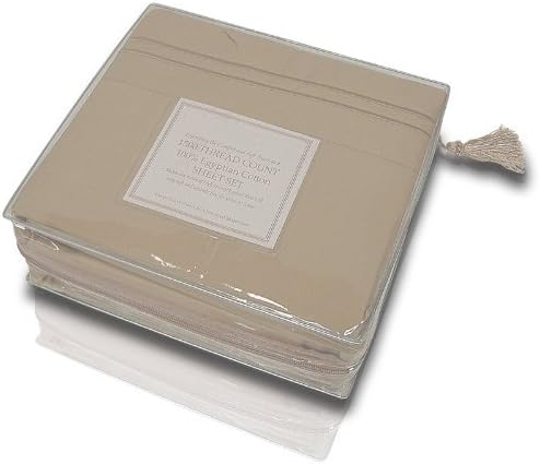 1500 Thread Count Egyptian Quality WRINKLE RESISTANT ULTRA SOFT LUXURIOUS KING CREAM SHEET SET