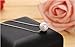 DACHMA Silver Plated Necklace Chain White Simulated Single Pearl Pendant Necklace,18Inch