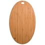Totally Bamboo Greenlite 14-Inch by 8-1/2-Inch Oval Cutting Board, Medium