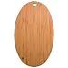 Totally Bamboo Greenlite 14-Inch by 8-1/2-Inch Oval Cutting Board, Medium