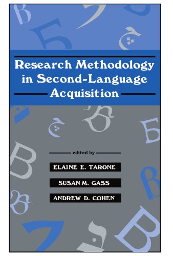 research methodology in second language acquisition second language acquisition research series