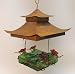 Parasol BW4SHG Bouquet Basketweave Shelter Hummingbird Feeder Green