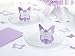 Set of 12 Butterfly Name Cards, Lilac