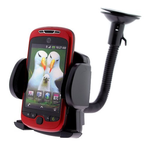 GTMax Universal Windshield Car Mount Holder Small for Virgin Mobile LG Optimus V VM670