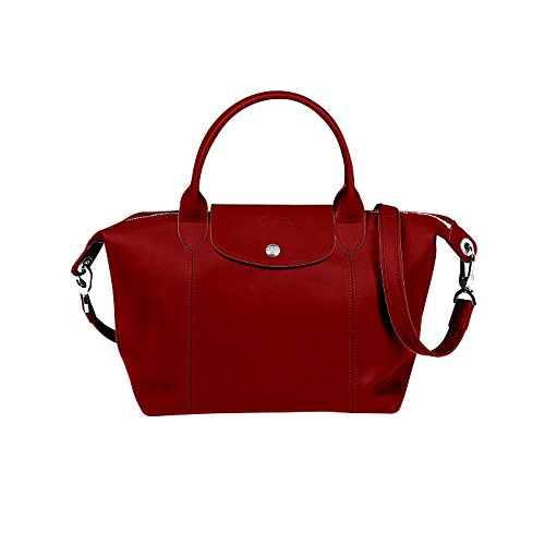 ロンシャン LONGCHAMP LE PLIAGE CUIR ル・プリアージュ キュイール トートバッグ 2WAY ショルダー 1512 737 045 ＣＨＥＲＲＹ（レッド） [並行輸入品] 画像
