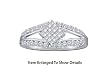 Stunning 14k. White Gold 1/2 Ct. Invisible Set Diamond Engagement / Promise Ring Stunning 14k. White Gold 1/2 Ct. Invisible Set Diamond Engagement / Promise Ring