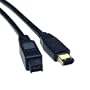 Tripp Lite F017-006 IEEE 1394b Firewire 800 Gold Hi-speed Cable, 9pin/6pin - 6ft