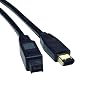 Tripp Lite F017-006 IEEE 1394b Firewire 800 Gold Hi-speed Cable, 9pin/6pin - 6ft