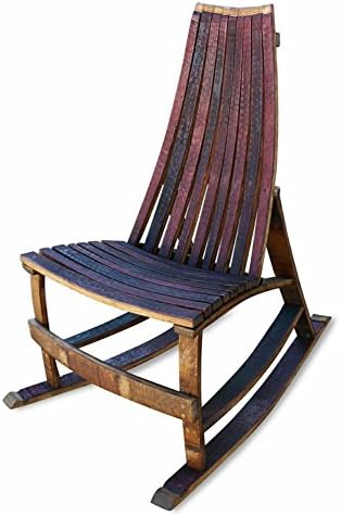 Green Barrel Rocking Chair