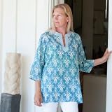 rockflowerpaper Roussillon Aqua La Veranda Tunic