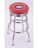 Montreal Canadiens Double-Ring Swivel Bar Stool