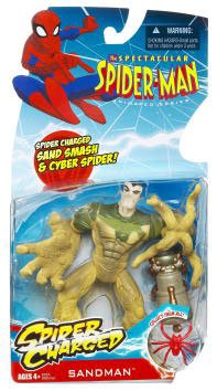  Spectacular Spider-Man Animated Action Figure Sandman (Spider Charged!)