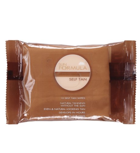 10 Sun Formula Self Tan Wipes