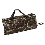 Rockland Deluxe Lightweight 40" Rolling Duffel Bag - Camouflage