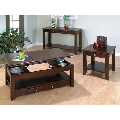 Vintner Cocktail Table Set in Merlot