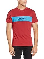 Goodwood by Belstaff Camiseta Manga Corta Driver (Rojo)