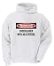 Warning: Cheerleader with an attitude Adult Hooded (Hoody) Sweatshirt In Various Colors