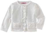 Pink Angel Baby-girls Newborn Pocket Sweater, Pure White, 6-9 Months