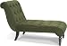 Kitchen & Housewares : Avenue Six 200013 Curves Tufted Chaise Lounge - Spring Green