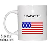 US Flag - Lewisville, Texas (TX) Mug