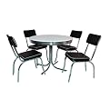 Retro 5-pc. Dining Set - Black