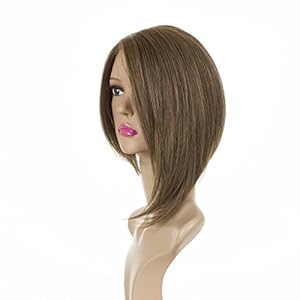 Brunette Lace Front Asymmetric Bob 
