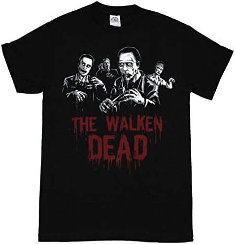 Christopher Walken The Walken Dead Walking Dead Homage Adult T-shirt XL