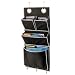 Over-the-Door Organizer with Magazine Pocket (Black/Silver) (14