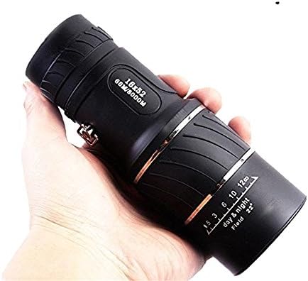 Elikeable EL Dual Focus Compact Telescope Low-light-Day &amp; Night Vision 16x52 HD Optical Telescope/Monocular Scope for Hunting Camping Hiking