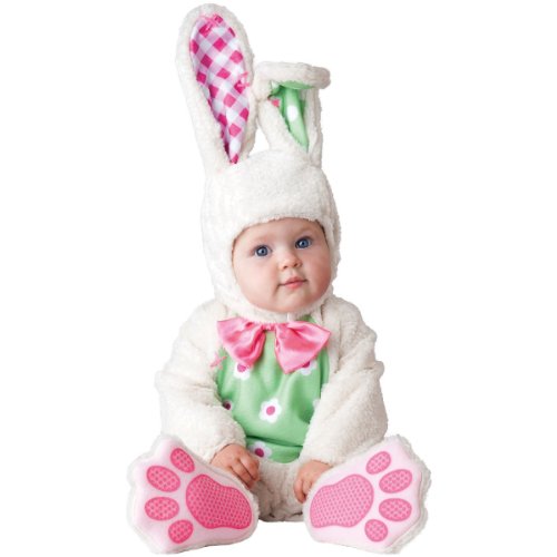 InCharacter Baby's Baby Bunny Costume, White, Medium